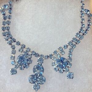 Blue Crystal Necklace